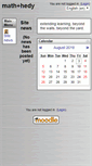 Mobile Screenshot of mathematics.hedy.me